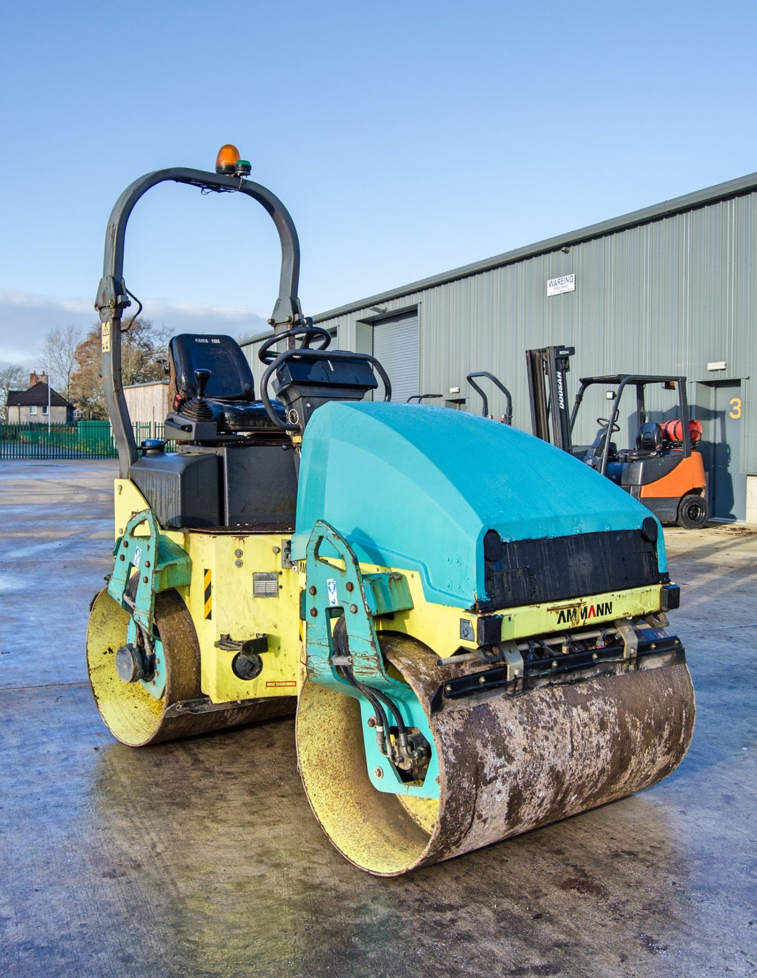 Ammann ARX26 double drum ride on roller Year: 2015 S/N: 6150215 Recorded Hours: 812 2048 - Image 2 of 21