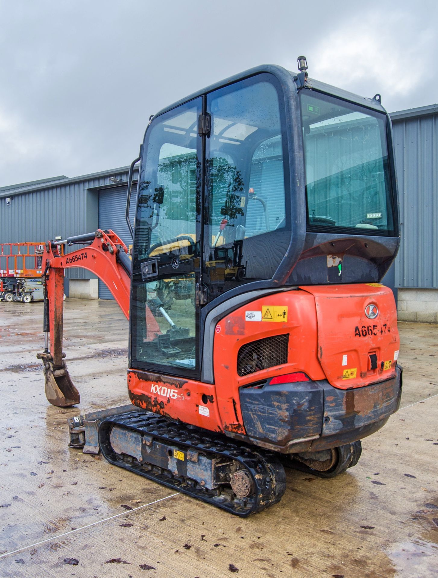 Kubota KX016-4 1.5 tonne rubber tracked mini excavator Year: 2015 S/N: 58861 Recorded Hours: 3280 - Image 4 of 26