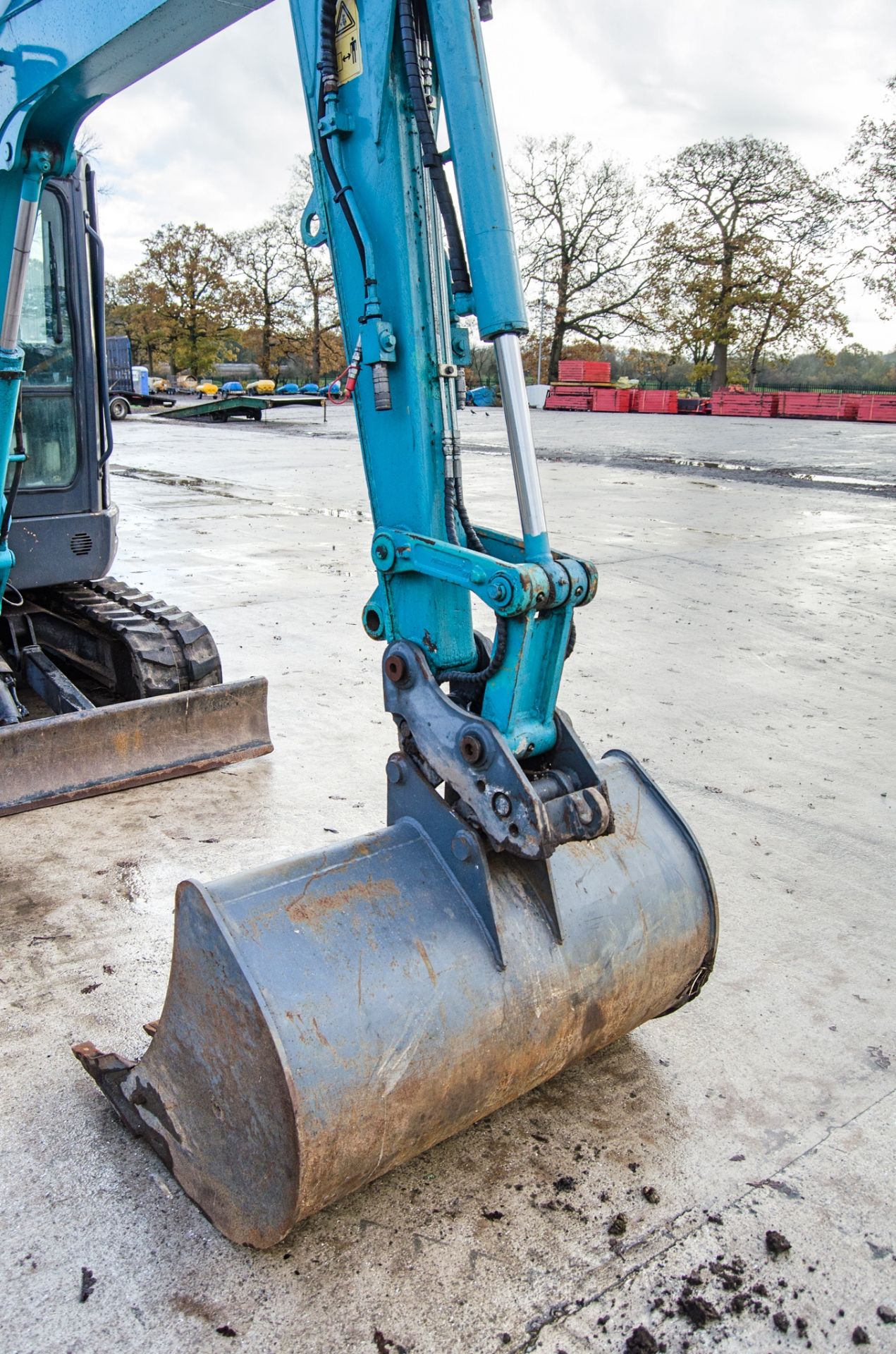 Kobelco SK50SR Grand 5 tonne rubber tracked excavator S/N: PJ06-08238 Recorded Hours: 2279 blade, - Image 15 of 24