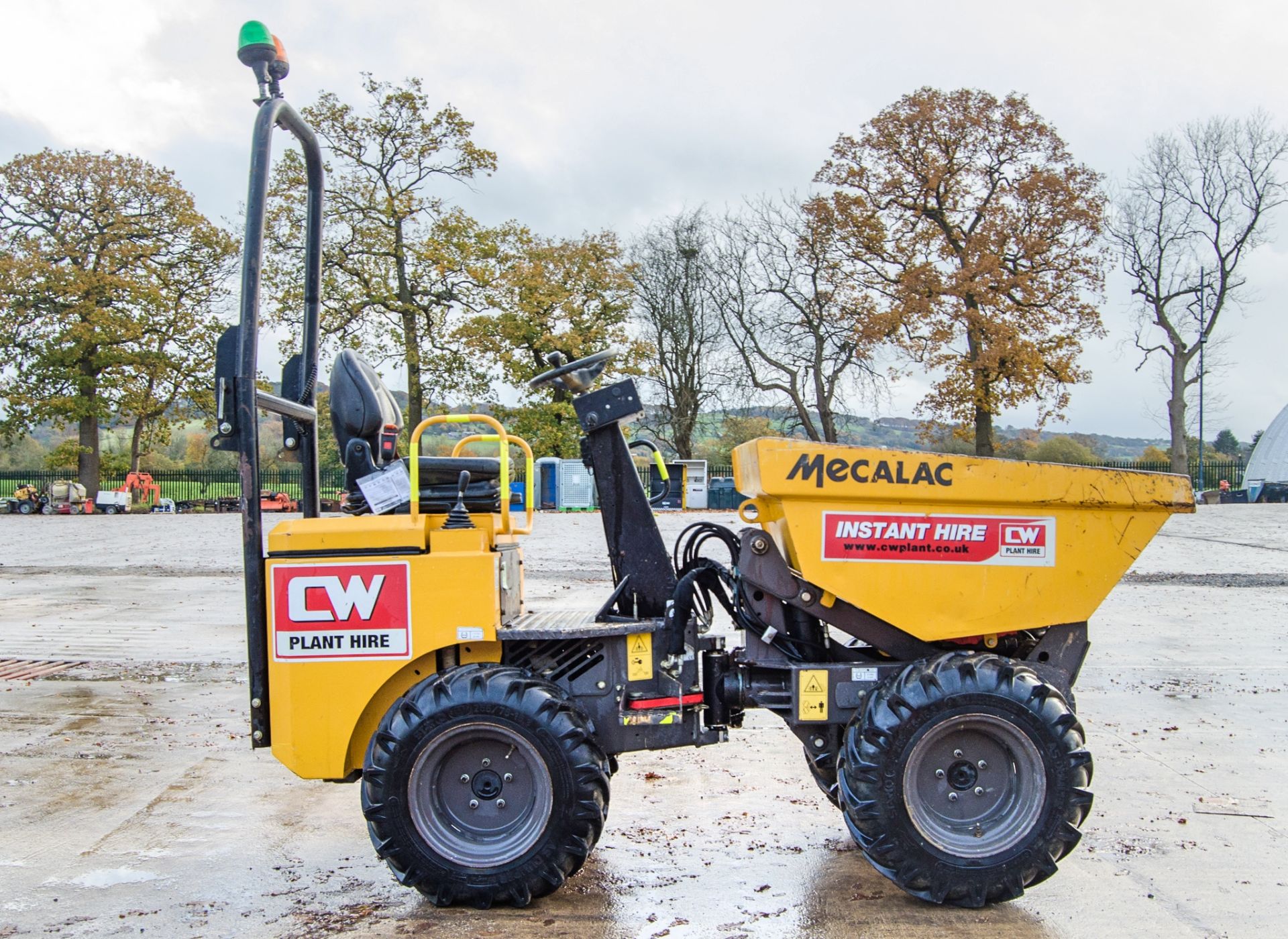 Mecalac TA1EH 1 tonne hi-tip dumper Year: 2018 S/N: 6015 Recorded Hours: Not displayed (Clock - Image 8 of 24