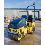 Bomag BW80 AD-5 double drum ride on roller Year: 2018 S/N: 2091011 Recorded Hours: 426