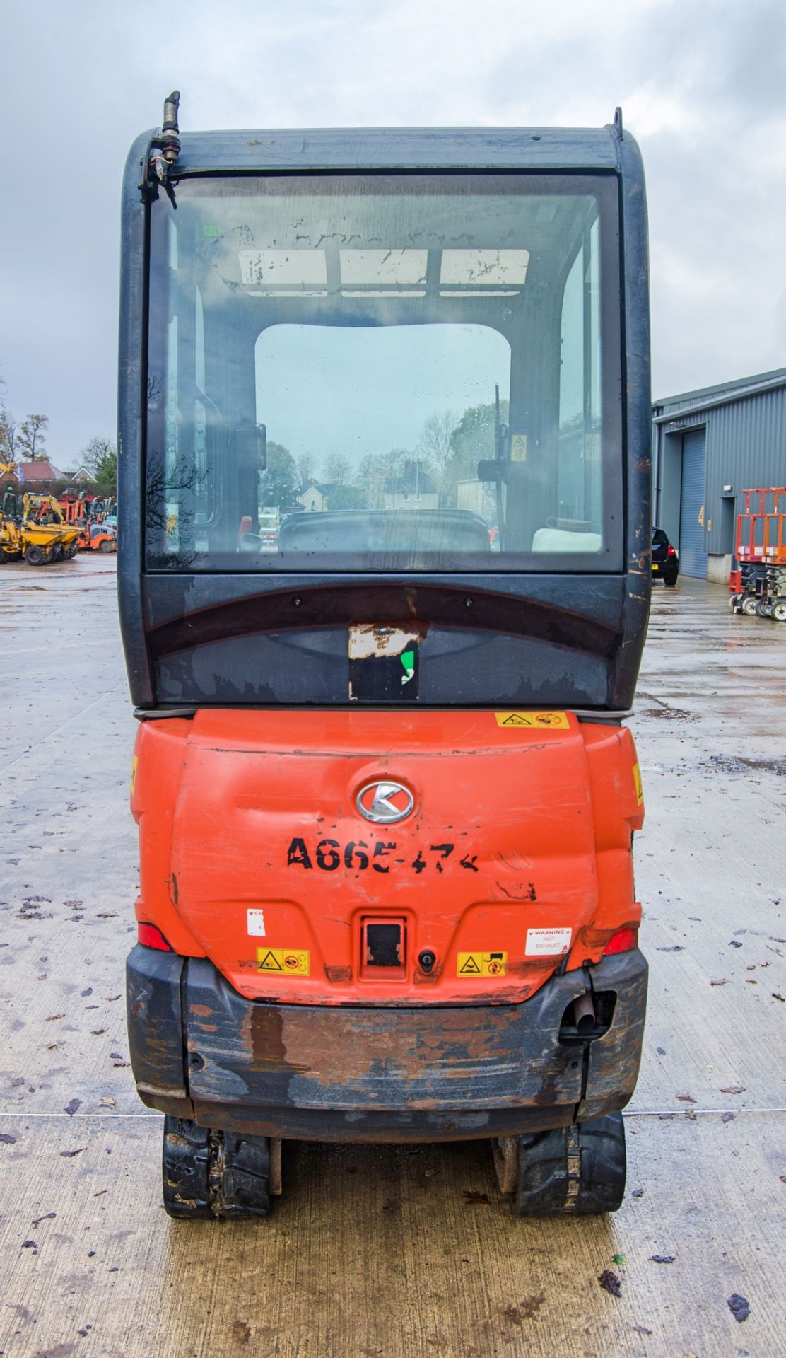 Kubota KX016-4 1.5 tonne rubber tracked mini excavator Year: 2015 S/N: 58861 Recorded Hours: 3280 - Image 6 of 26