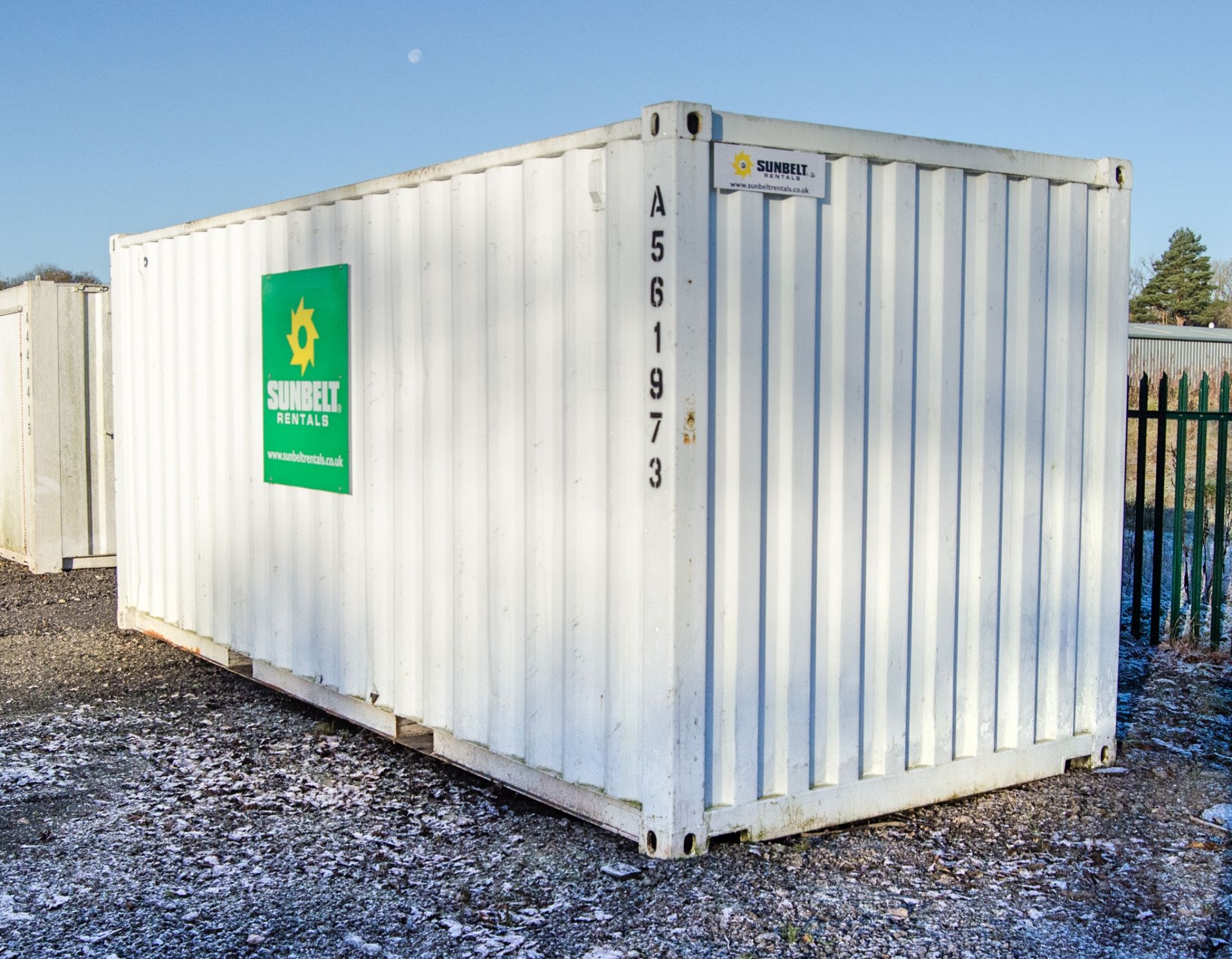 20ft x 8ft steel shipping container A561973 - Image 4 of 5