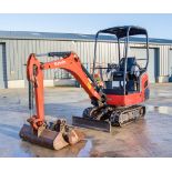 Kubota KX015-4 1.5 tonne rubber tracked mini excavator Year: 2015 S/N: 58352 Recorded Hours: 2725