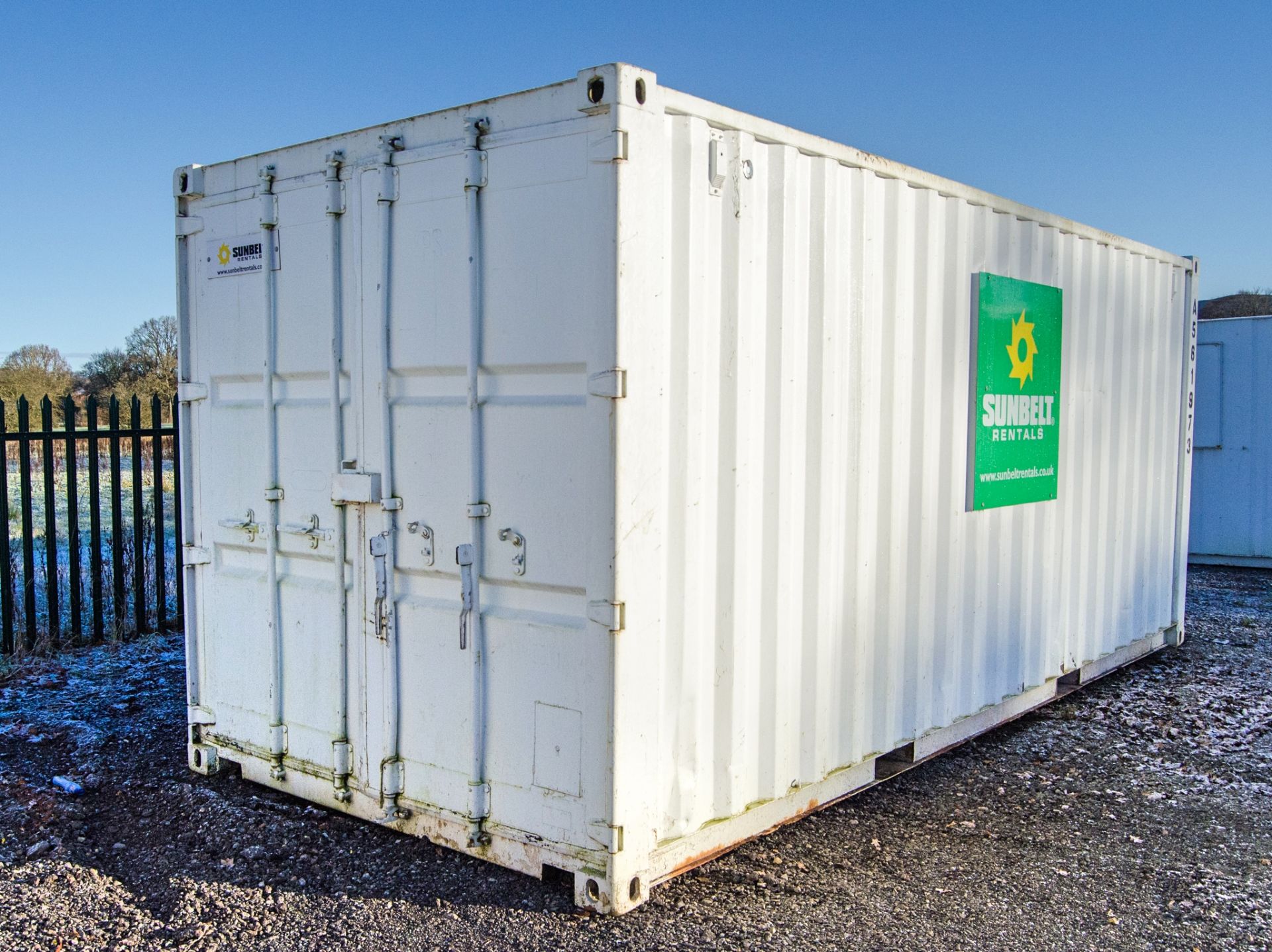20ft x 8ft steel shipping container A561973