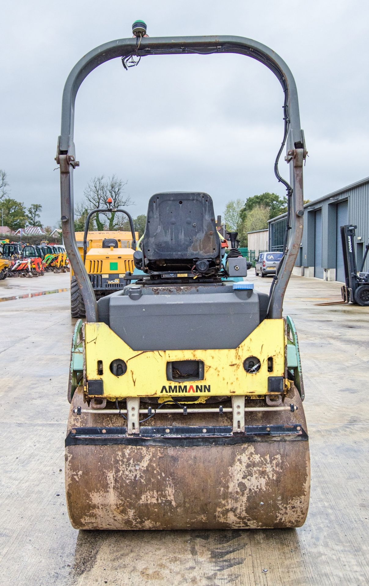 Ammann ARX40 tandem axle ride on roller Year: 2013 S/N: 40127 Recorded Hours: Not displayed (Clock - Image 6 of 18
