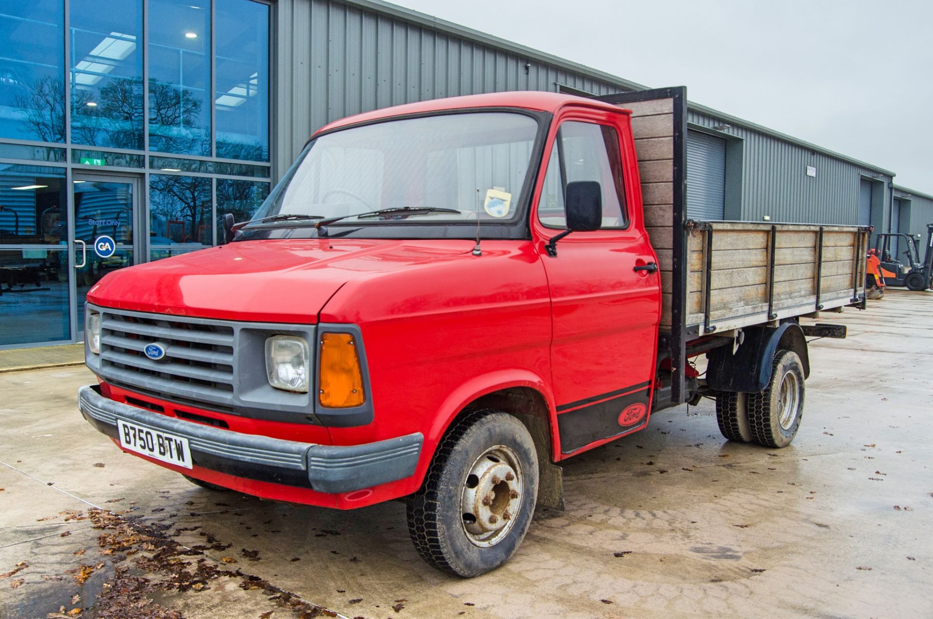 Ford Transit 2 litre petrol drop side pick up Registration Number: B750 BTW Date of Registration: