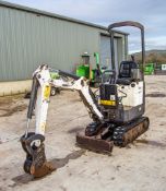 Bobcat E10 1 tonne rubber tracked mini excavator Year: 2016 S/N: P14581 Recorded Hours: 2429