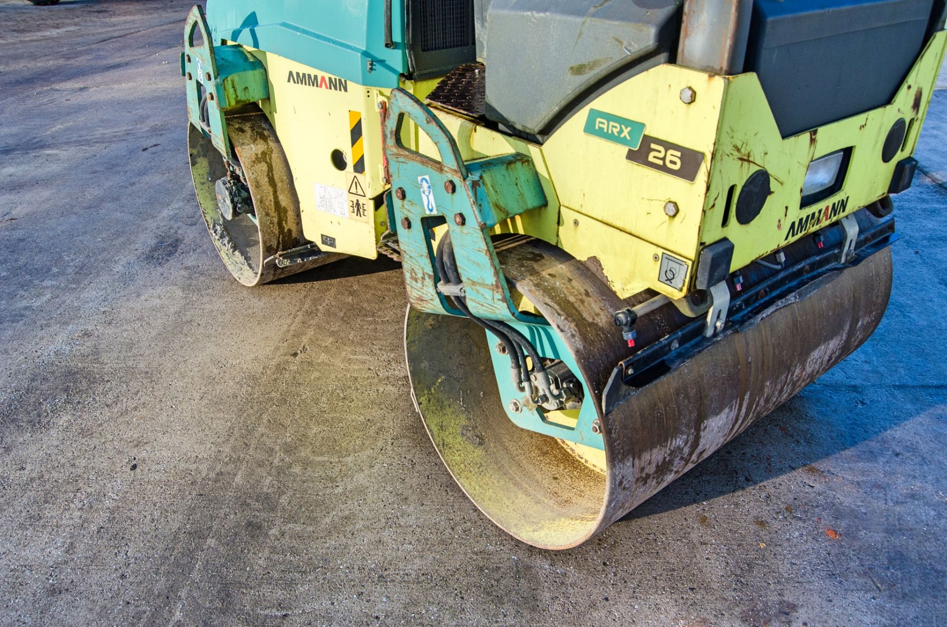 Ammann ARX26 double drum ride on roller Year: 2015 S/N: 6150215 Recorded Hours: 812 2048 - Image 10 of 21