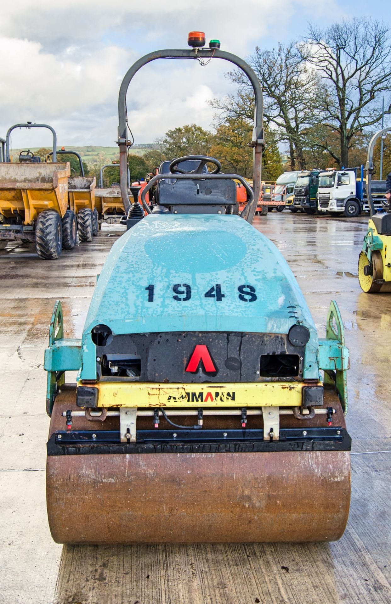 Ammann ARX26 double drum ride on roller Year: 2015 S/N: 6150026 Recorded Hours: 1351 1948 - Image 5 of 20