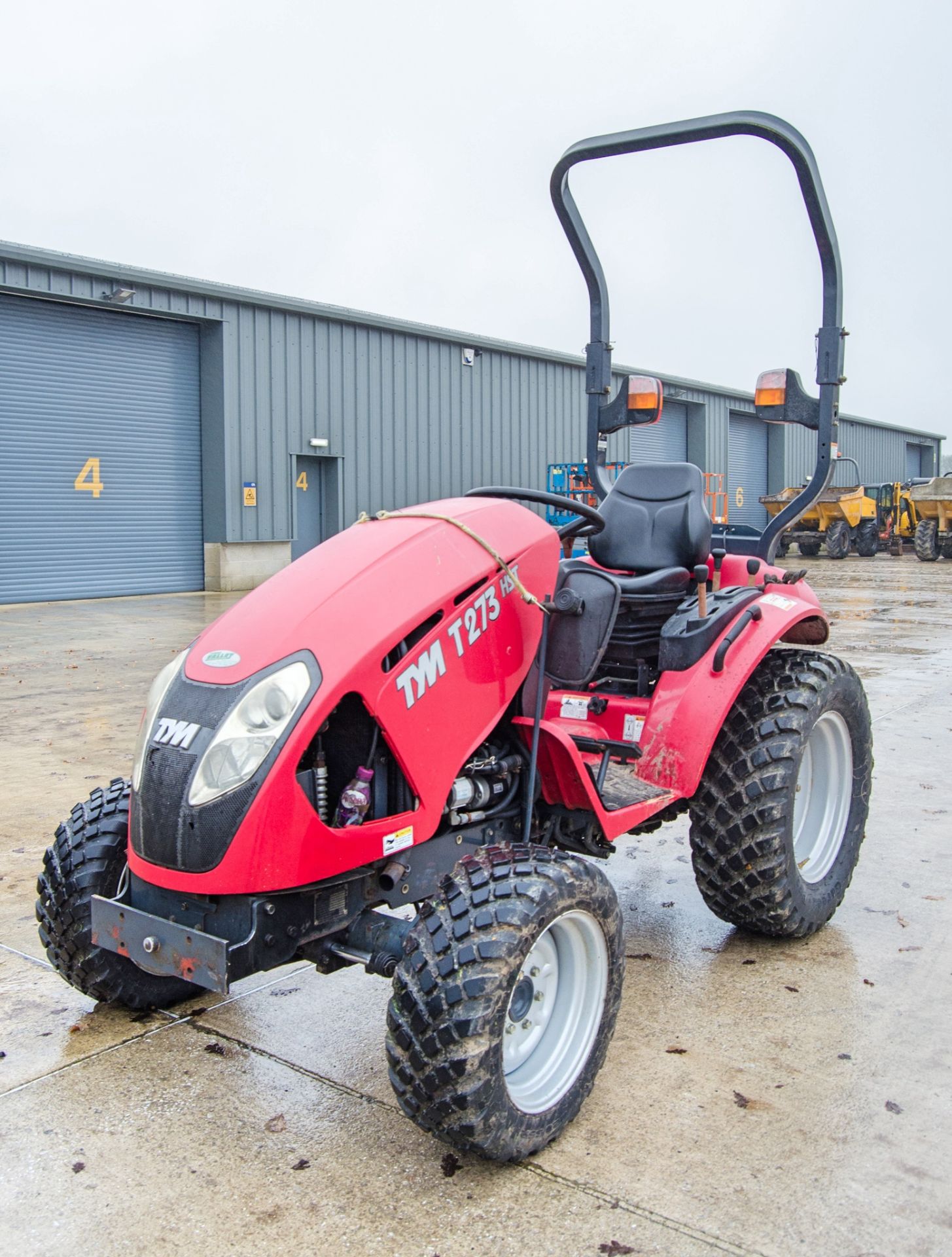 TYM T273 HST diesel driven compact tractor Recorded Hours: 54 (Clock suspected to be incorrect)