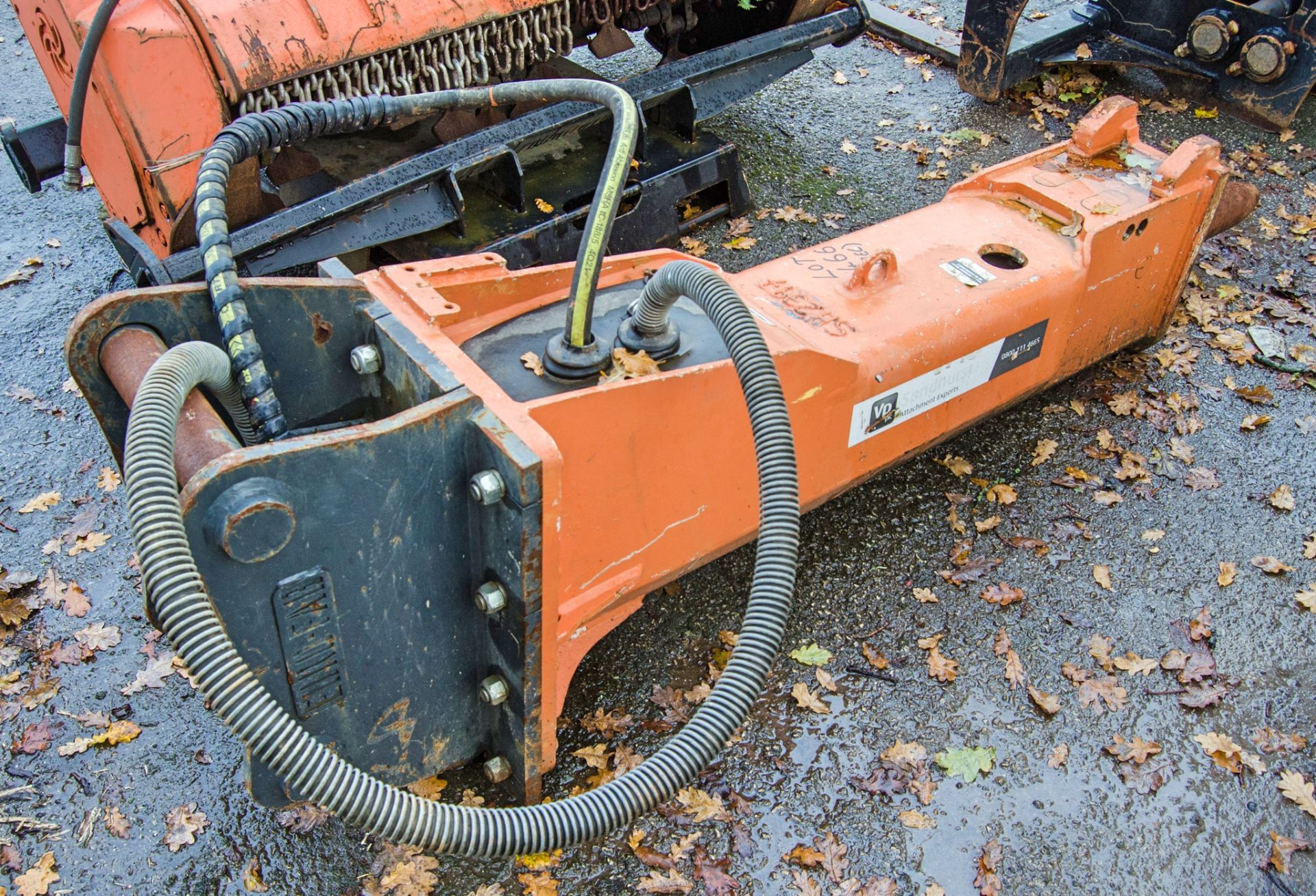 Construction Tools RX14L hydraulic breaker to suit 13-18 tonne excavator c/w headstock Pin diameter: - Image 3 of 5