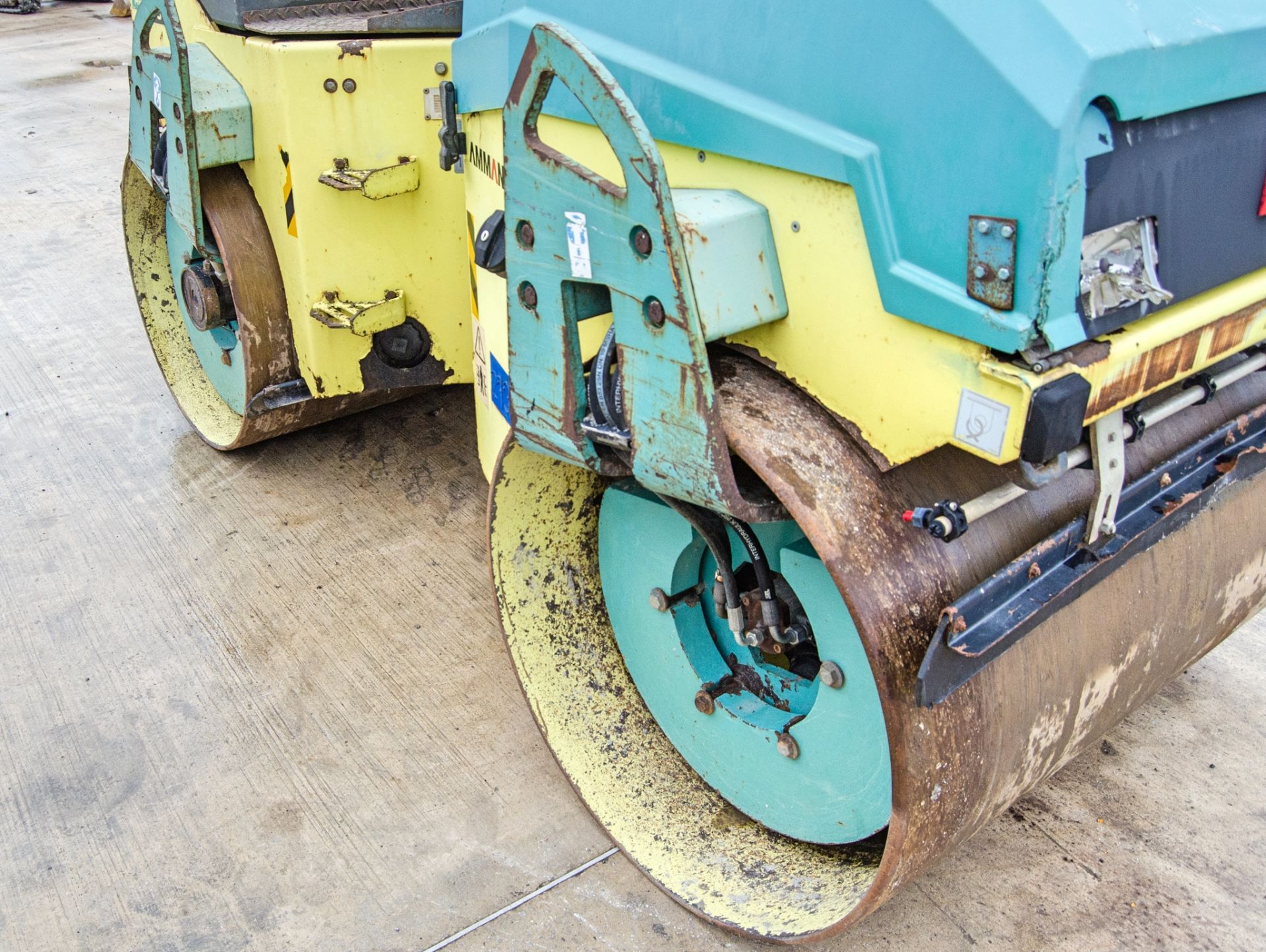 Ammann ARX40 tandem axle ride on roller Year: 2013 S/N: 40127 Recorded Hours: Not displayed (Clock - Image 10 of 18