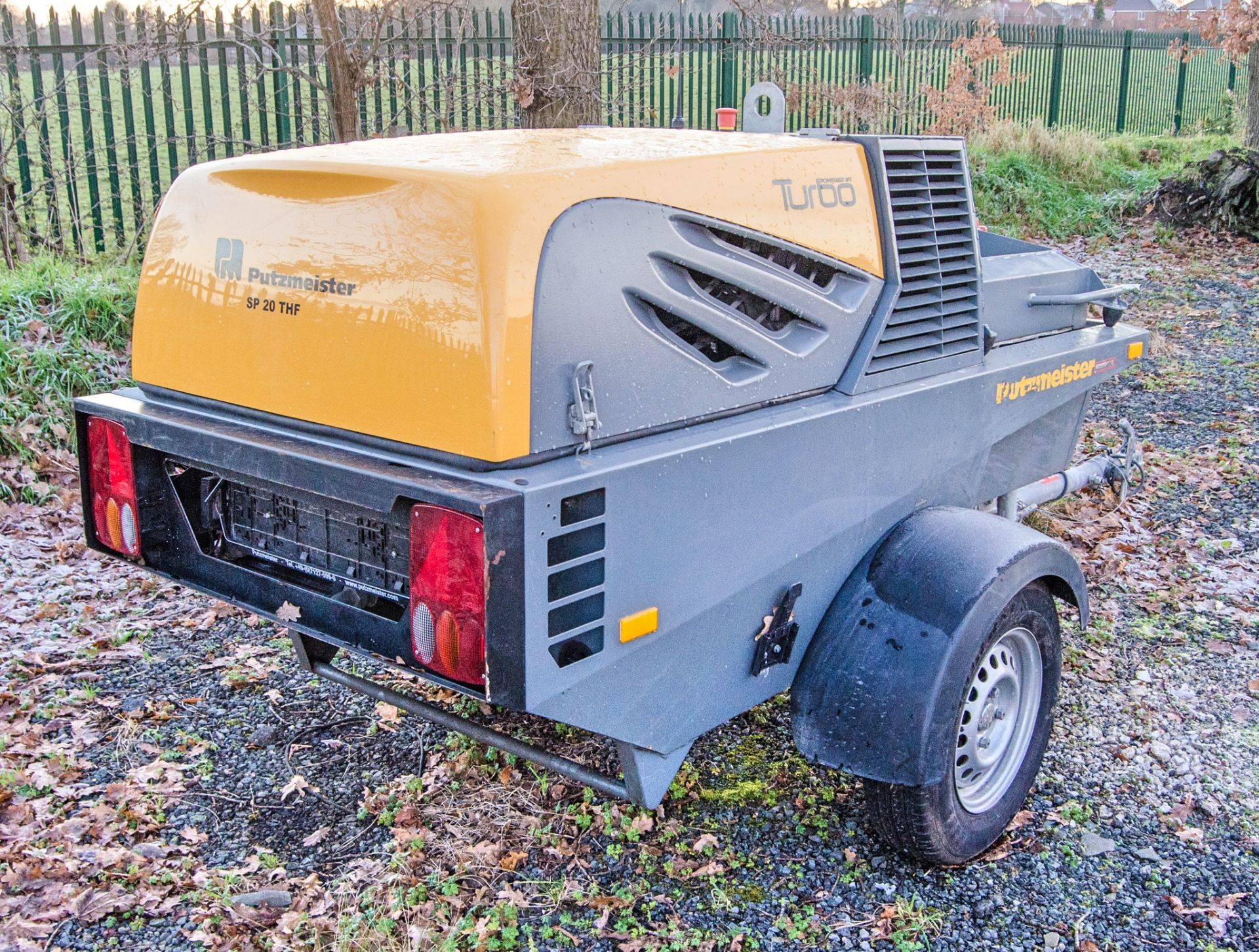 Putzmeister SP20 THF diesel driven fast tow concrete screed pump Year: 2020 S/N: 397385 Recorded - Image 4 of 10