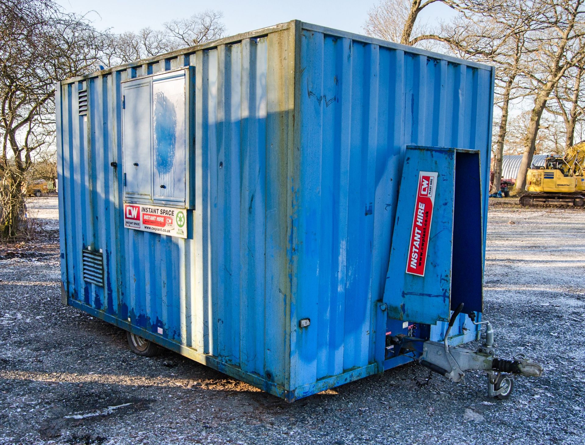 Boss Cabins 12ft x 8ft steel anti vandal mobile welfare site unit Comprising of: Canteen area, - Image 2 of 13