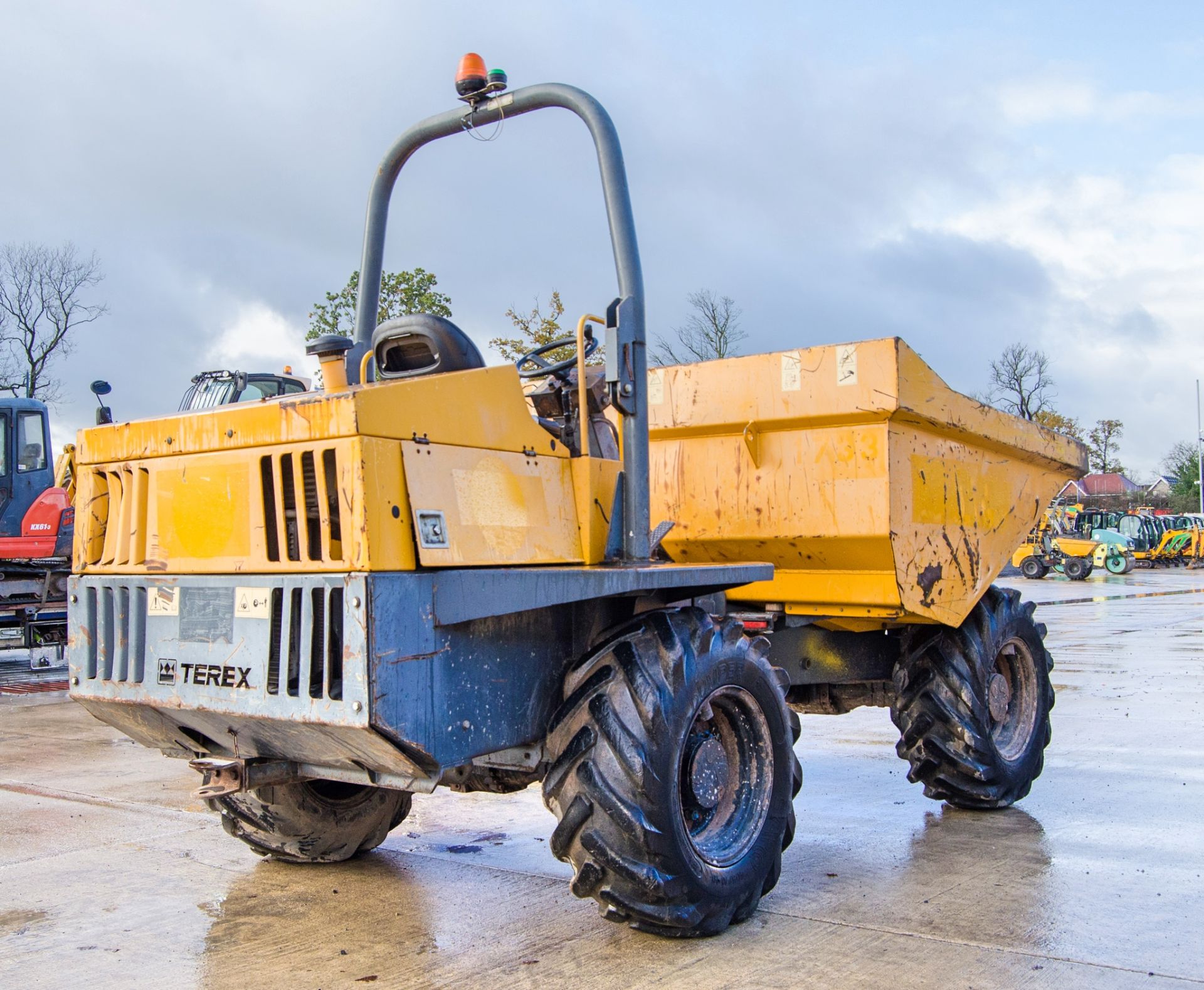 Terex TA6 6 tonne straight skip dumper Year: 2014 S/N: EE1PH4948 Recorded Hours: Not displayed ( - Image 3 of 23