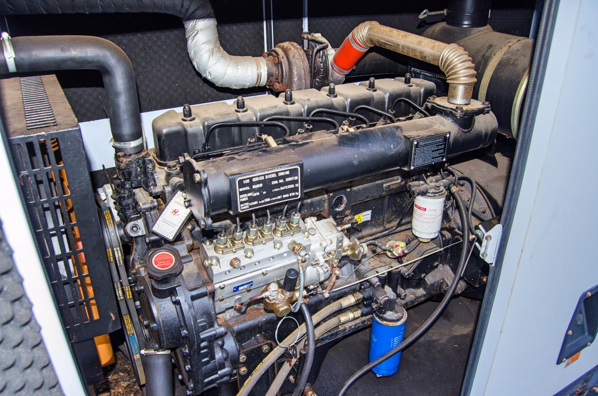 CSC Power WF88S 80 kva diesel driven generator S/N: 2009153 - Image 7 of 10
