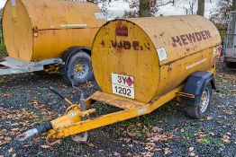 Trailer Engineering 1000 litre fast tow bunded fuel bowser c/w manual pump, delivery hose &