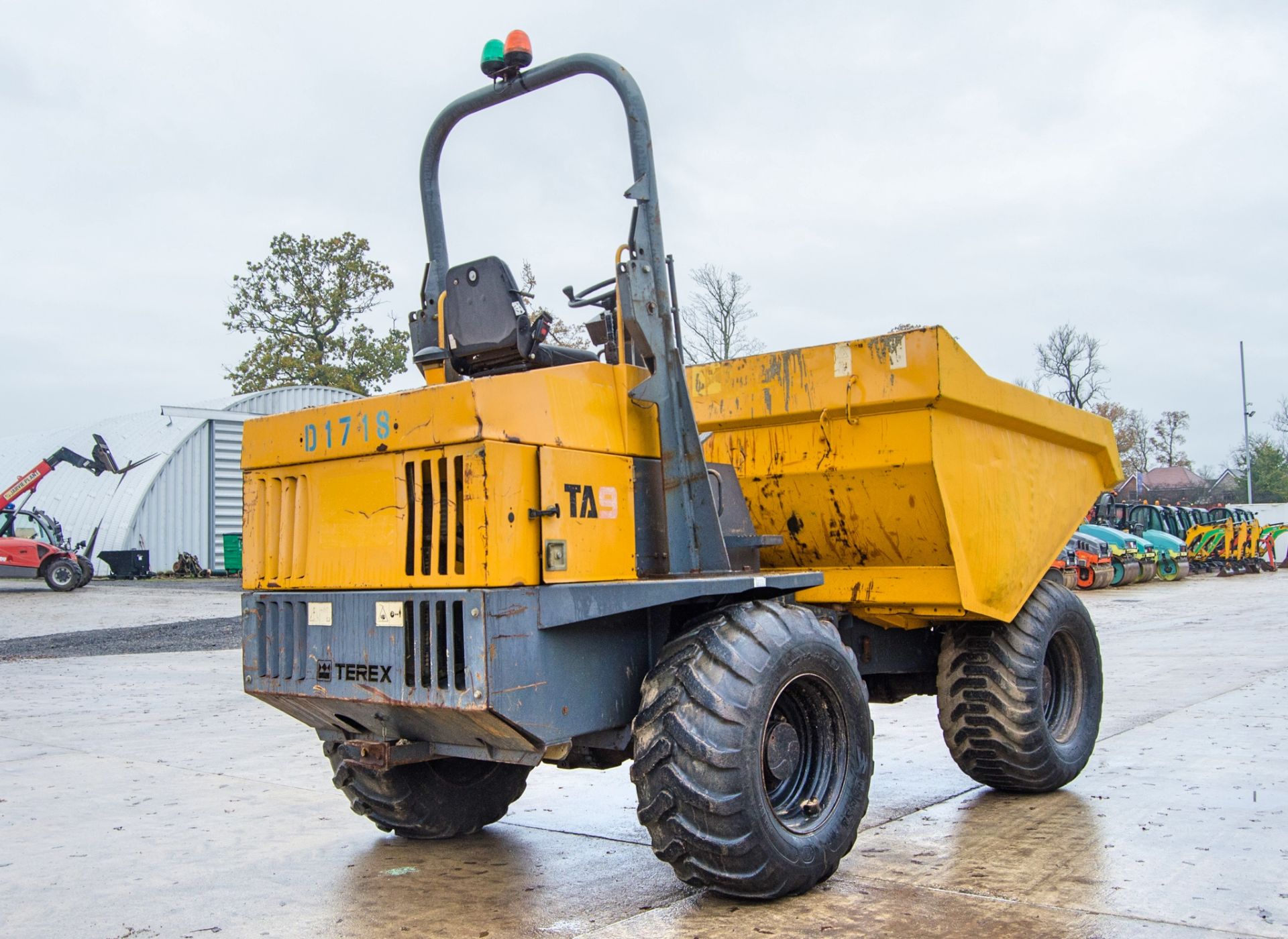 Terex TA9 9 tonne straight skip dumper Year: 2014 S/N: SLBD1DD0EE1PK4947 Recorded Hours: 598 D1718 - Image 3 of 24