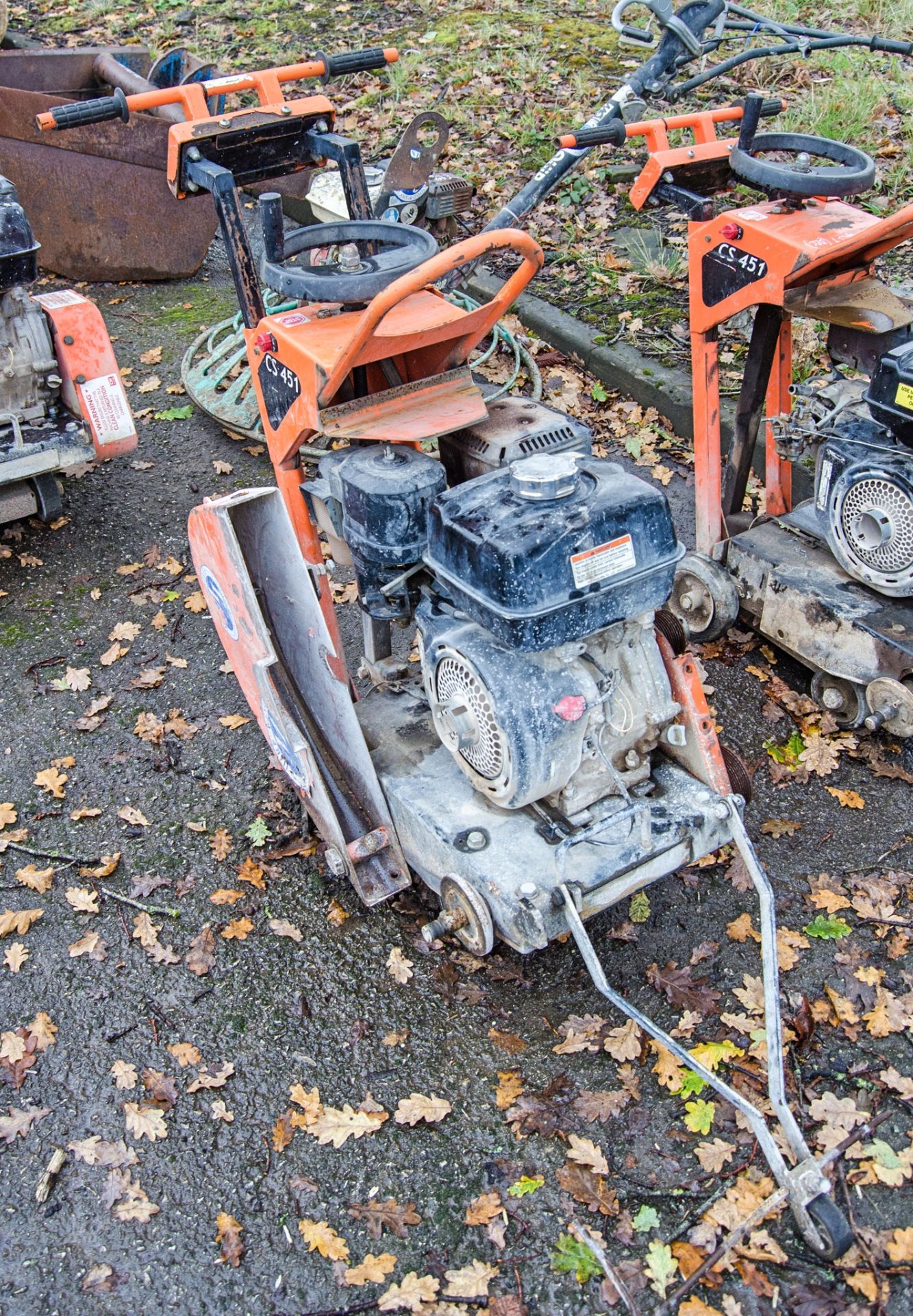 Clipper CS451 petrol driven road saw ** Parts missing **