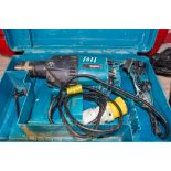 Makita 8406 110v power drill c/w carry case ** Handle parts missing ** E333322