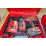 Hilti SF 8M-A22 22v cordless power drill c/w 2 batteries, charger and carry case EXP3036