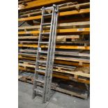 Alloy 27 rise triple extension ladder