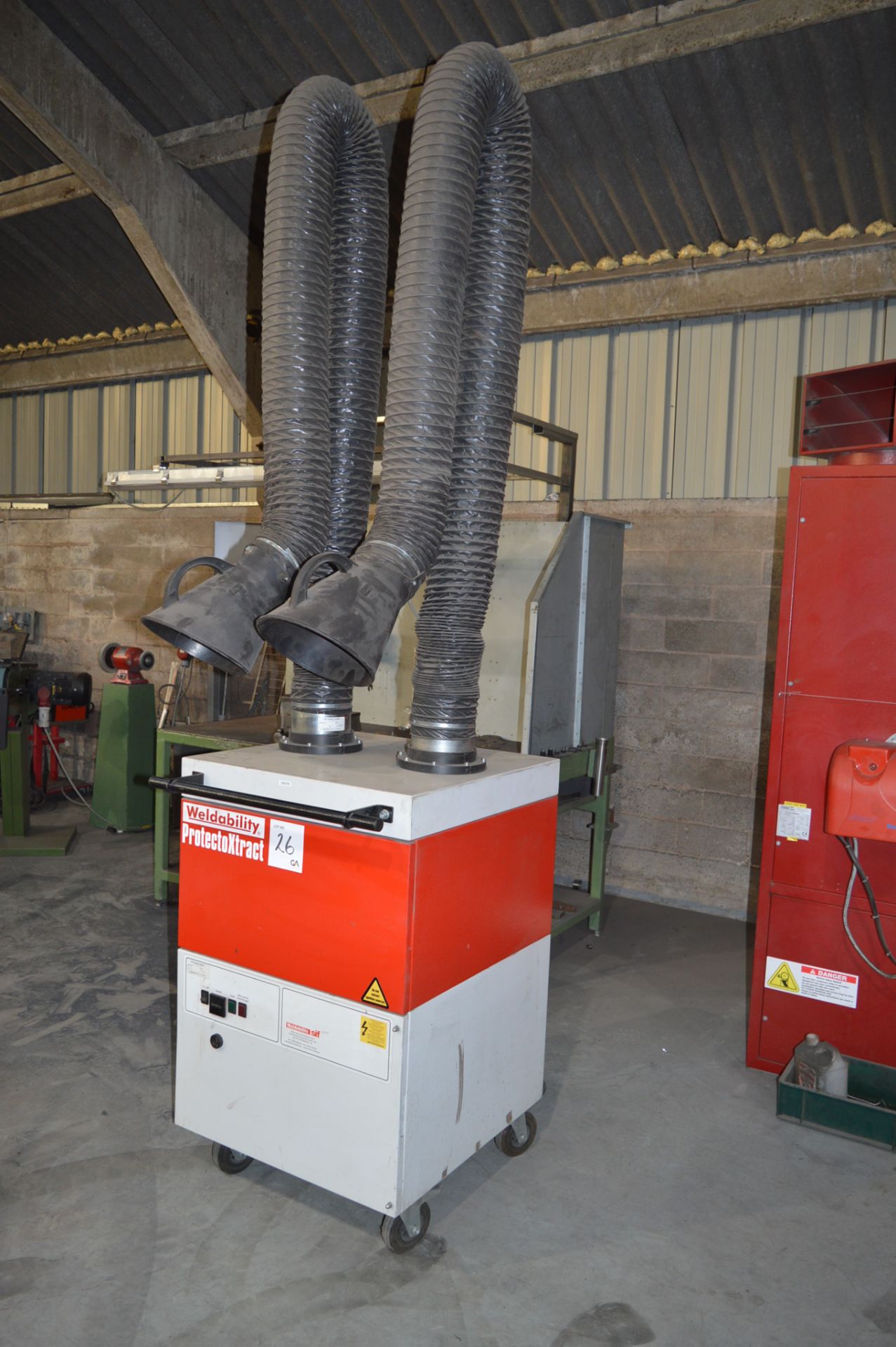 Weldability Protectoxtract 400v Caremaster 2 arm mobile welding fume extractor Year: 2015 - Image 2 of 4