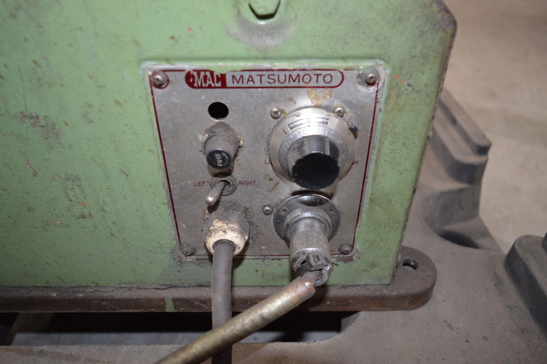 Mac Matsumoto 110v work positioner c/w 3 jaw chuck and foot pedal - Image 3 of 4