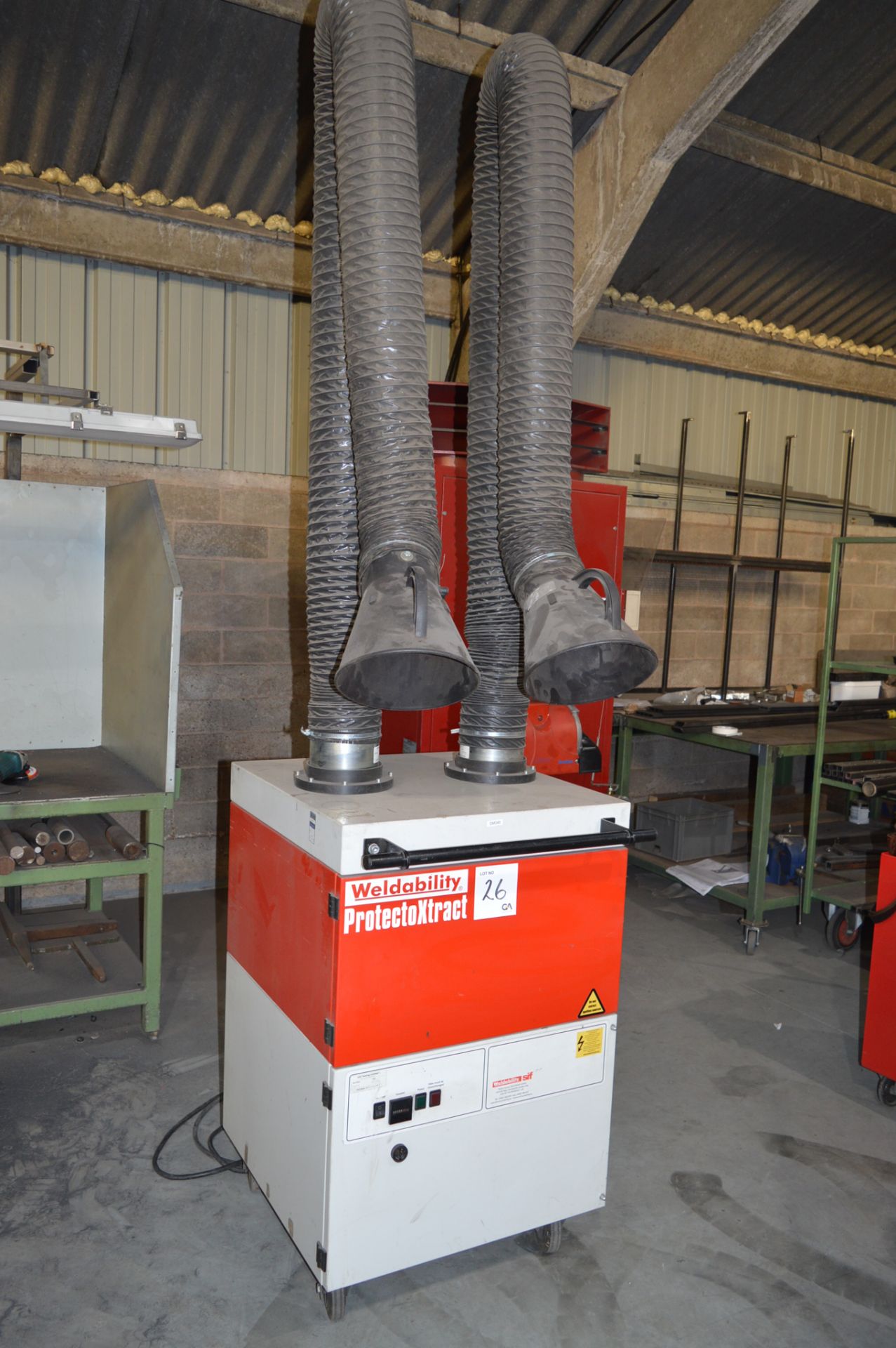 Weldability Protectoxtract 400v Caremaster 2 arm mobile welding fume extractor Year: 2015 - Image 3 of 4