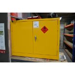 Double door COSHH cabinet Approx. 915mm x 460mm x 715mm high