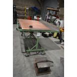 Fabricated steel tilting sheet metal handling trolley Approx. 2040mm x 1350mm x 970mm high ** Not