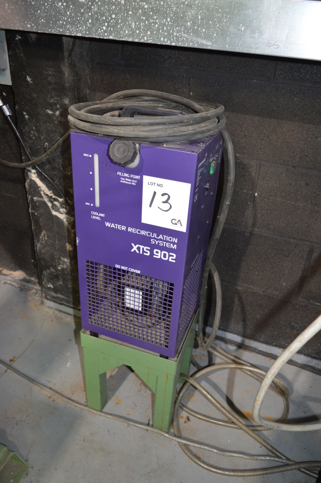 Tecna 4646N 400v 20 kva column spot welder Year: 2018 S/N: 02836 c/w Parweld XTS902 water - Image 5 of 5