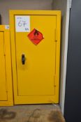 Single door COSHH cabinet Approx. 335mm x 300mm x 715mm high ** Not including contents **