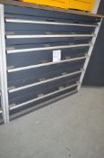 Bott 6 drawer tool cabinet Approx. 1050mm x 650mm x 1000mm wide ** Not including contents **