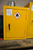Single door COSHH cabinet Approx. 455mm x 450mm x 615mm high ** Not including contents **