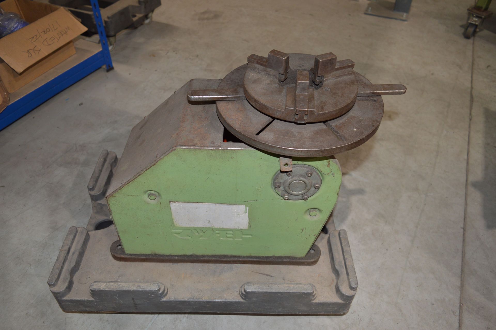 Mac Matsumoto 110v work positioner c/w 3 jaw chuck and foot pedal - Image 2 of 4