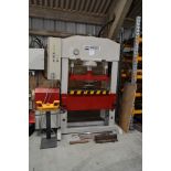 Morgan Rushworth HFPX 1020/100 universal H frame hydraulic press Distance between columns approx.