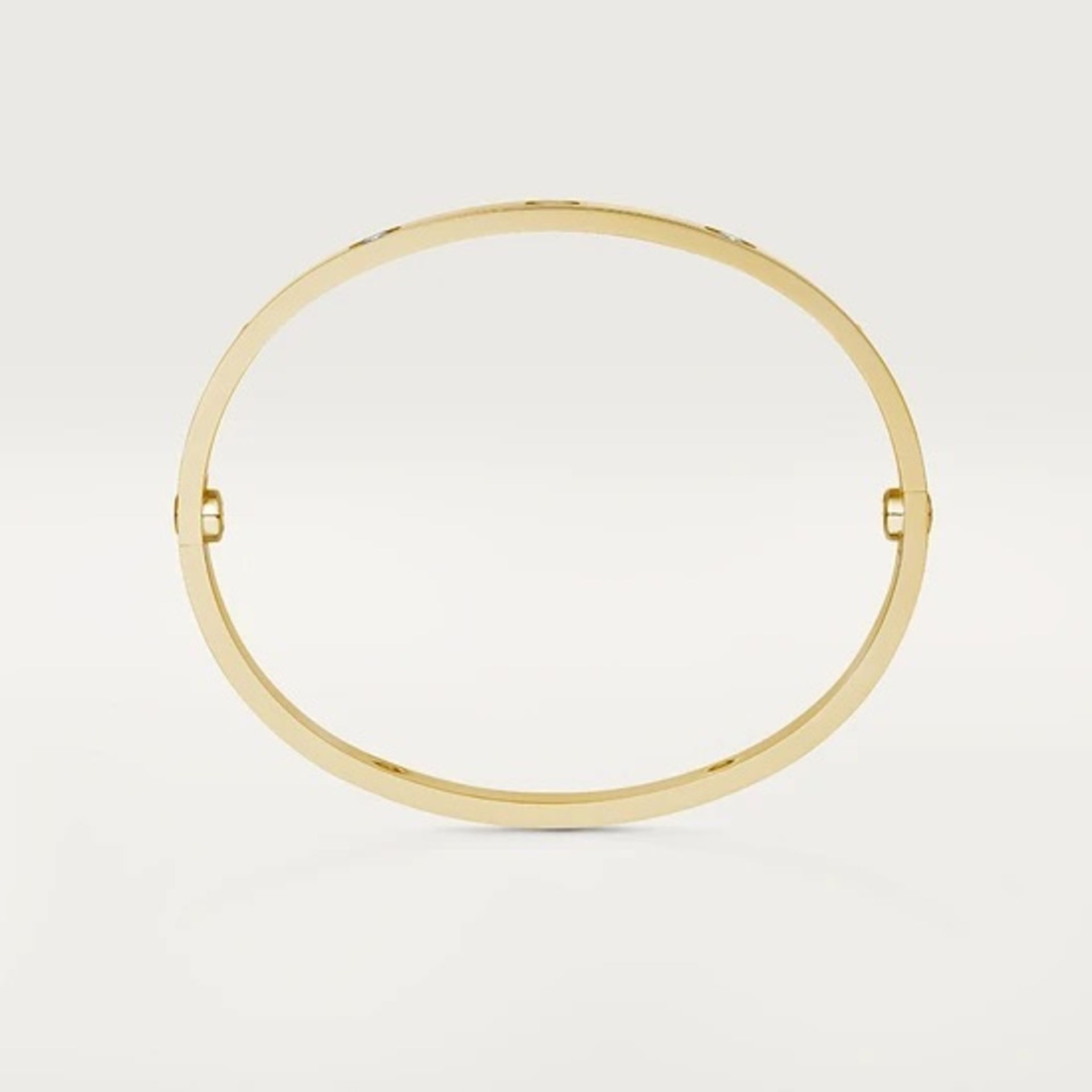 Cartier - Love Bracelet, 4 Diamonds-18ct Yellow Gold - Round Brilliant Cut Diamonds -16cm- Brand New - Image 5 of 7