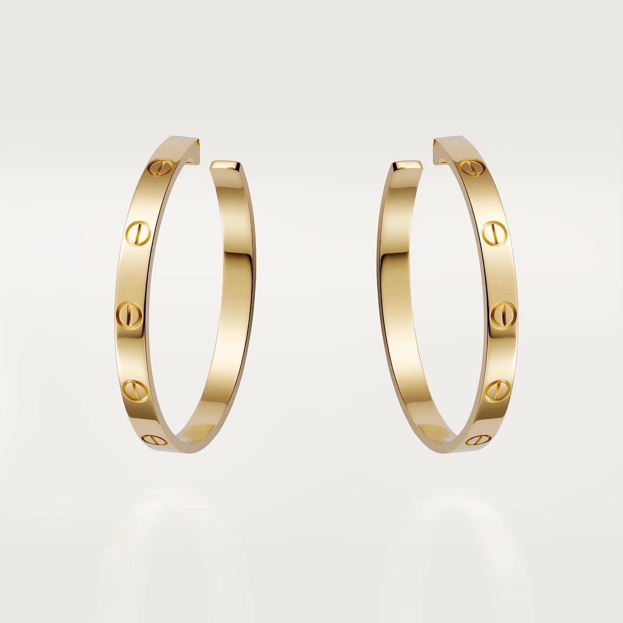 Cartier - Love Earrings - 18ct Yellow Gold - Brand New