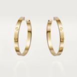 Cartier - Love Earrings - 18ct Yellow Gold - Brand New