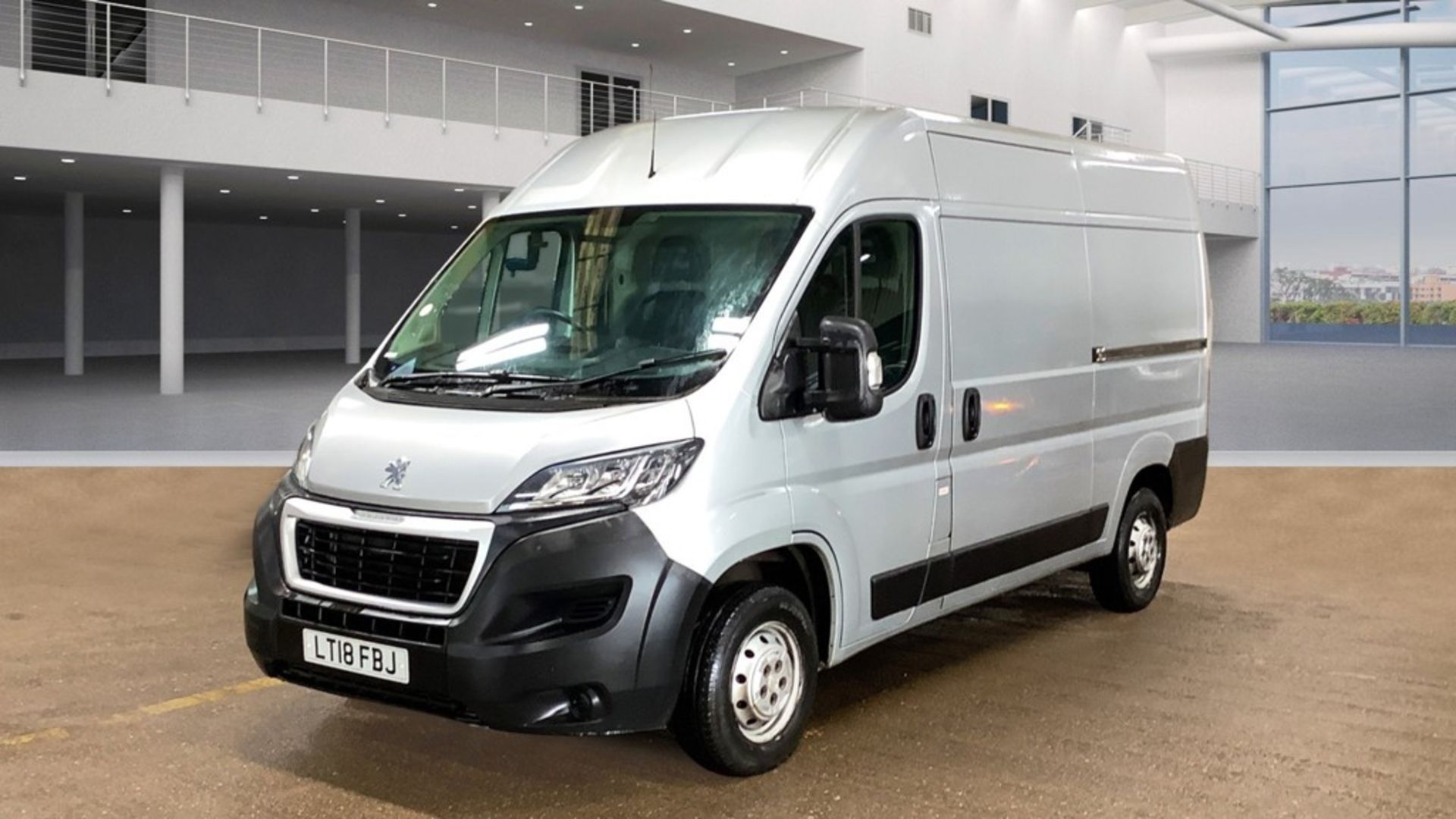 ** ON SALE ** Peugeot Boxer 335 2.0 Blue HDI 130 L2 H2 MWB 2018 '18 Reg' - Sat Nav - A/C - Panel Van - Image 2 of 9