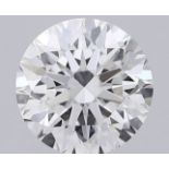 Single - HRD Cert Round Brilliant Cut Diamond E Colour VVS2 Clarity 3.03 Carat - 230000006517