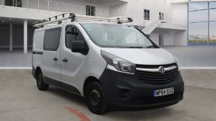 ** ON SALE **Vauxhall Vivaro 1.6 CDTI EcoFlex Crew Van 2014 '64 Reg' - A/C - No Vat - 6 Seats