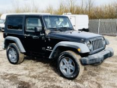 Jeep Wrangler 3.8L V6 4WD X '6 Speed Manual' '2009 Year' Convertible Hardtop - ULEZ Compliant