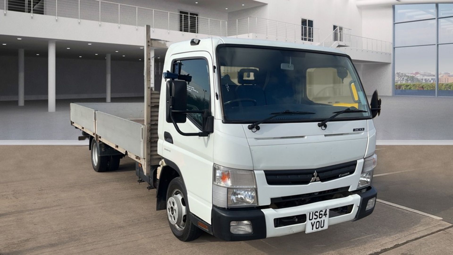 **ON SALE ** Mitsubishi Fuso 3.0 3C13-34 Duonic Auto TRW 2014 '64 Reg' Alloy Double Dropside