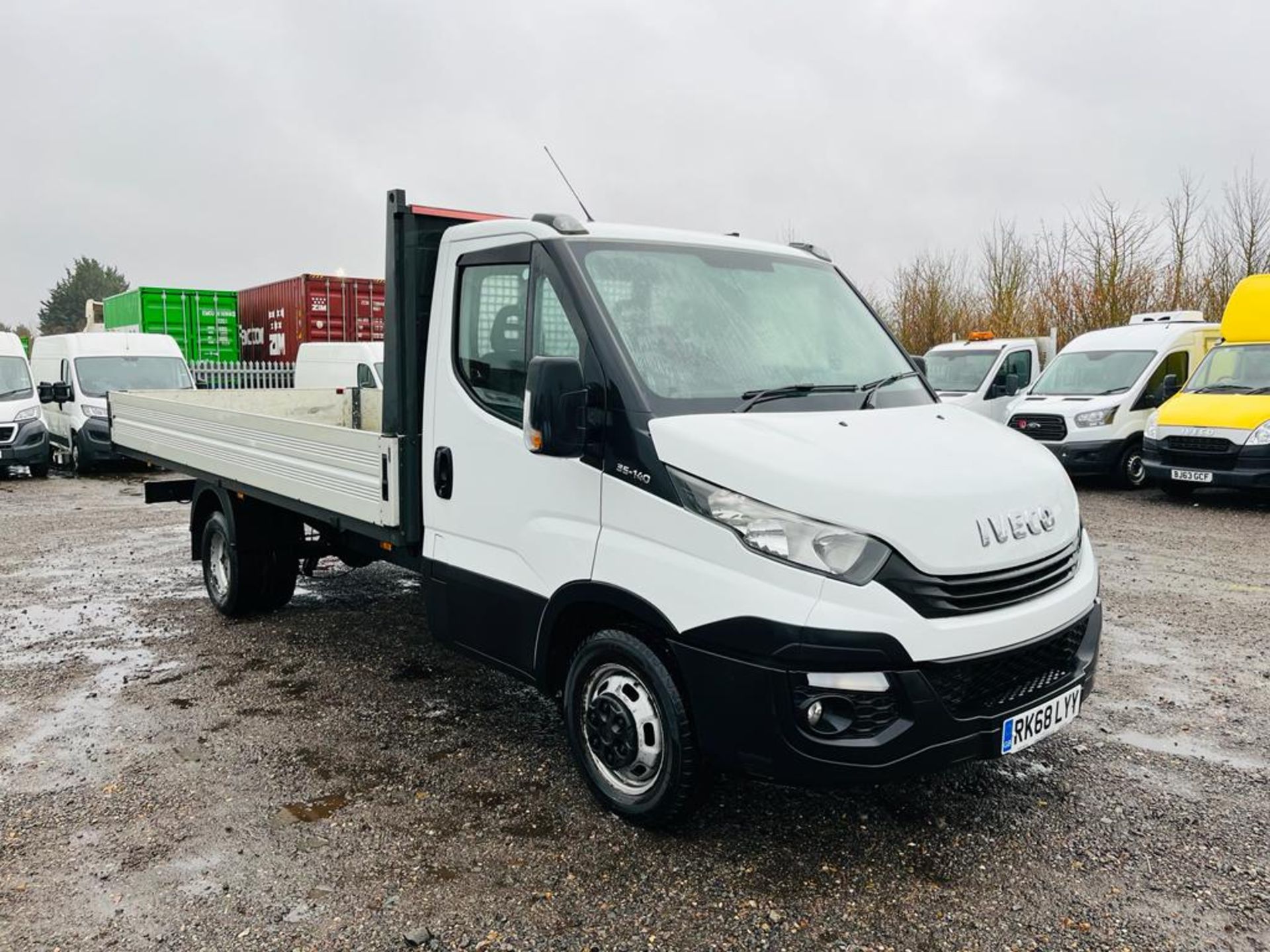 ** ON SALE **Iveco Daily 35C14 2.3 HPI 2018 '68 Reg' Alloy Dropside - ULEZ Compliant