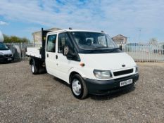 ** ON SALE ** Ford Transit 2.4 TD 350 Tipper Crew Cab 2006 '06 Reg' - Twin Rear Axle - NO VAT