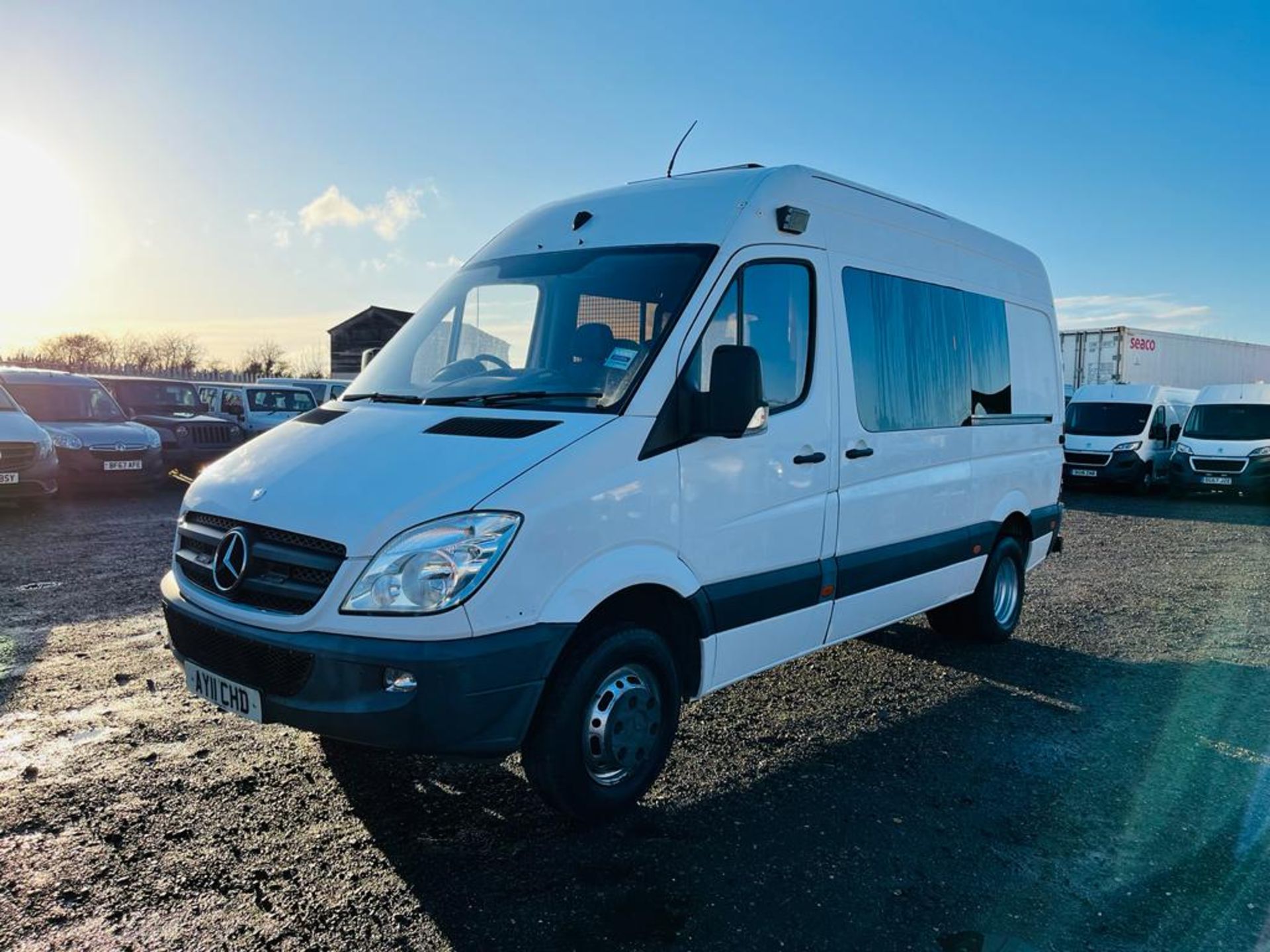 *ON SALE*Mercedes Benz Sprinter 516 MWB Twin Rear Axle 2.2 CDI 2011 "11 Reg" -Ex Police Van 9 Seater - Image 3 of 25