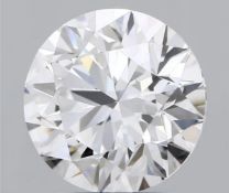 Single - IGI Round Brilliant Cut Diamond F Colour VVS2 Clarity 2.50 Carat - LG574366035